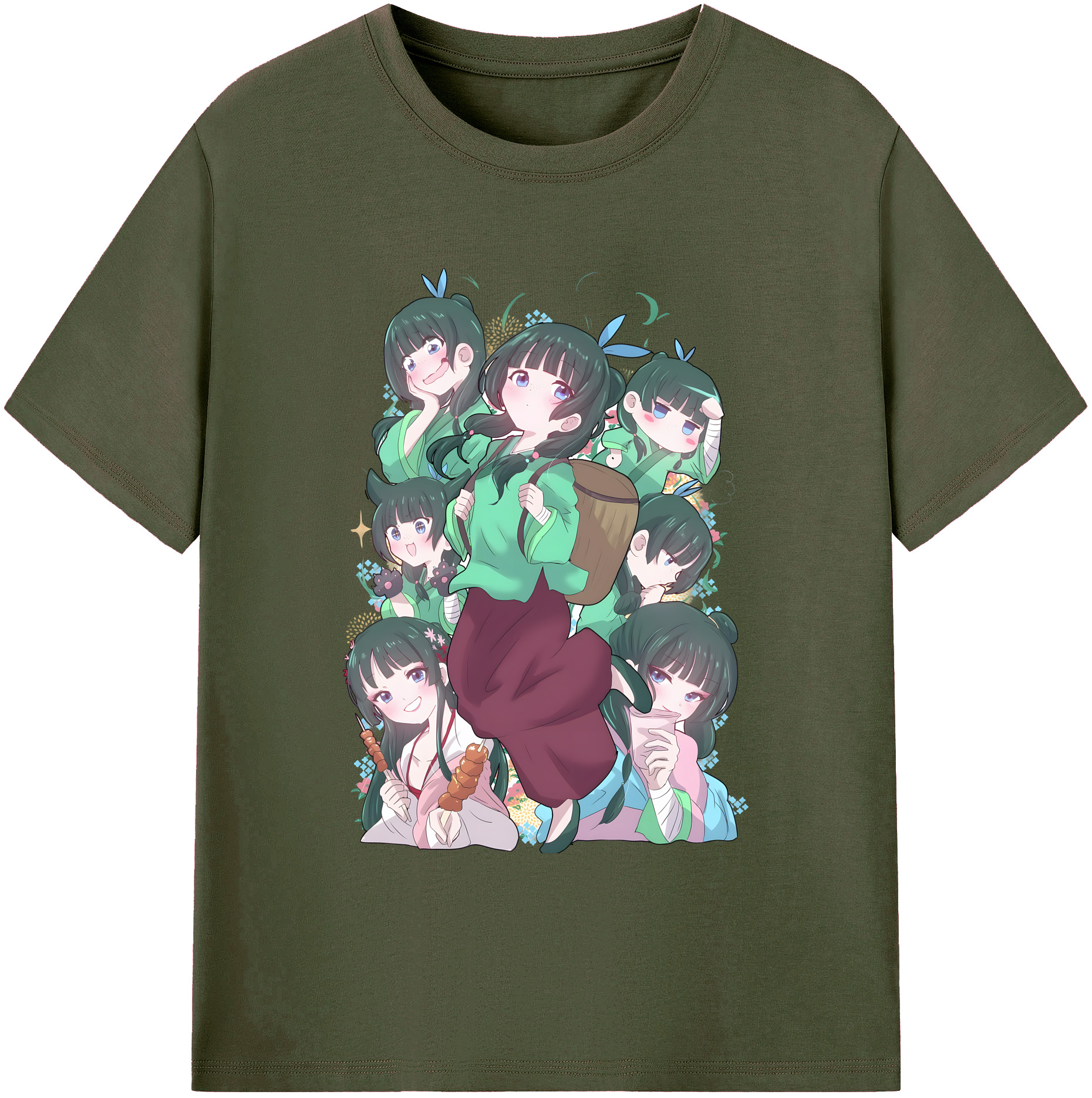 （画像用） 薬屋のひとりごと The Apothecary Diaries 綿100％ メンズ半袖Tシャツ｜肌触りやわらか＆通気性